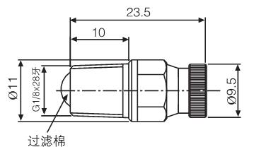 FD防滴漏细水雾喷嘴尺寸